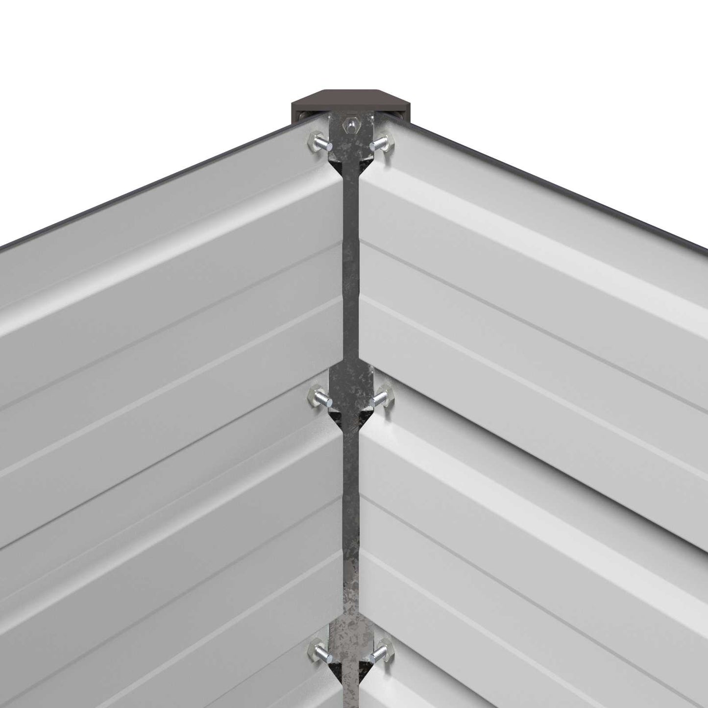 vidaXL Υψωμένο Κρεβάτι Κήπου Ανθρακί 600 x 40 x 24 εκ.