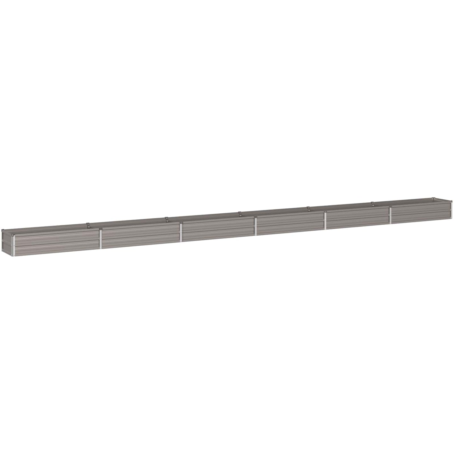 vidaXL Υψωμένο Κρεβάτι Κήπου Σκ rusty 600 x 40 x 24 εκ. κοντόν