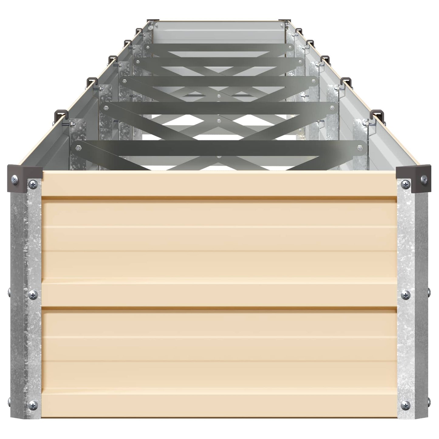vidaXL Υψωμένο Κρεβάτι Κήπου Ελεφαντόδοντο 600 x 40 x 24 εκ.
