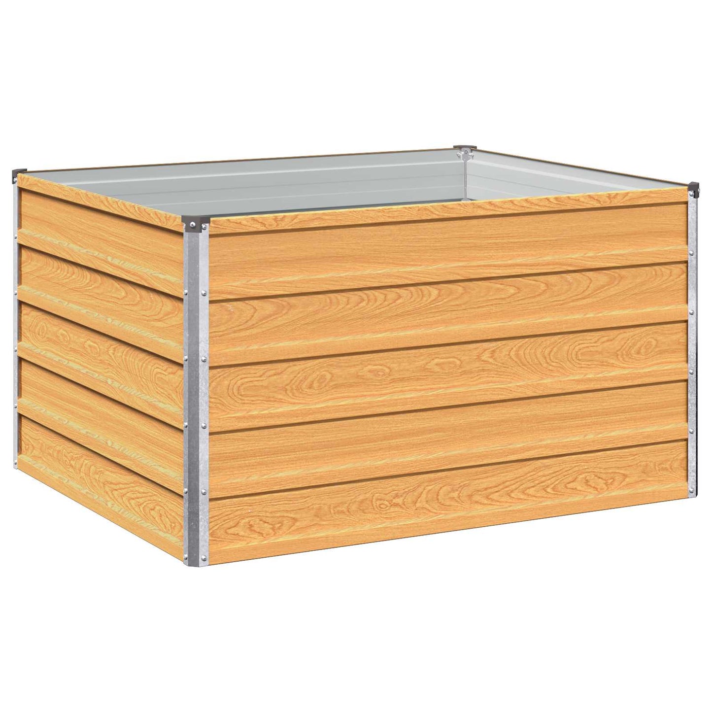 vidaXL Υψωμένο Κρεβάτι Κήπου Φυσικό 100 x 80 x 55 εκ.