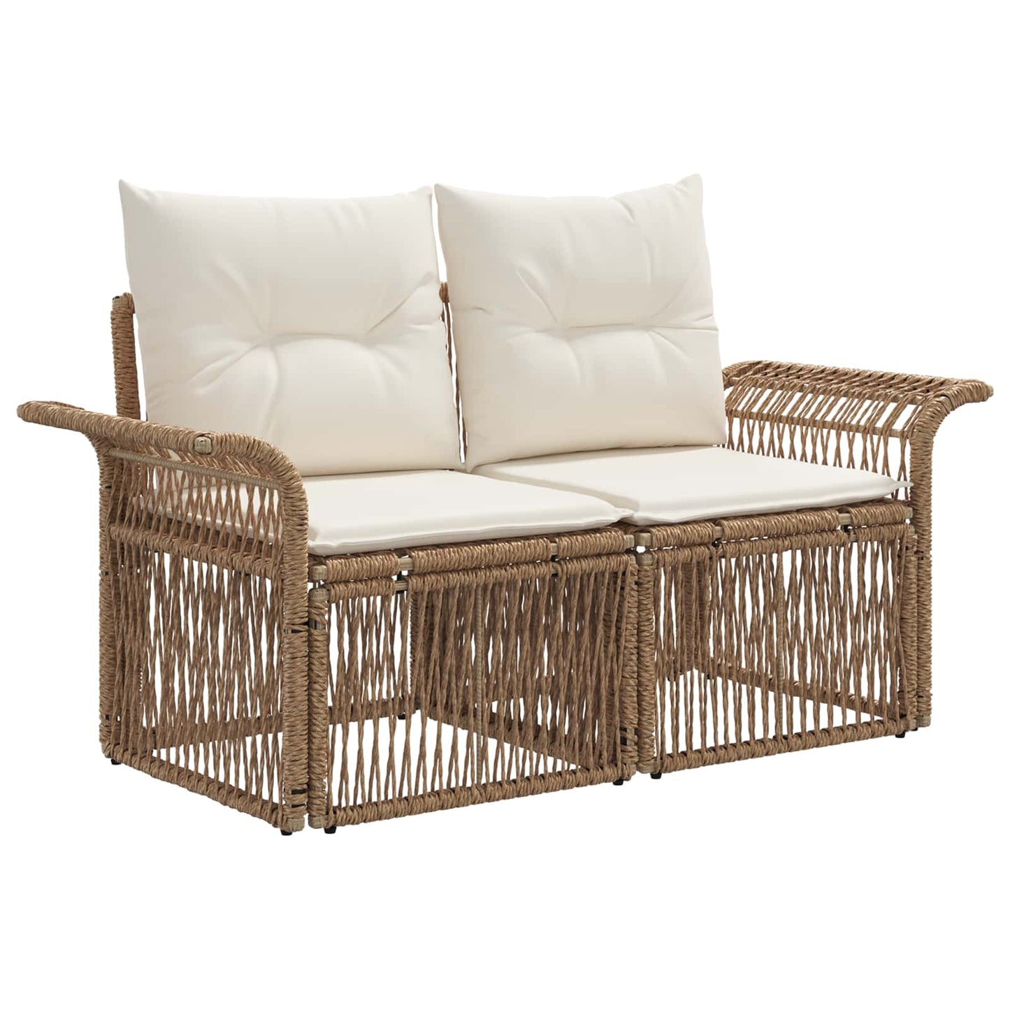 vidaXL Σετ Καναπέ Κήπου 14 pcs Μπεζ συνθετικό ρατάν