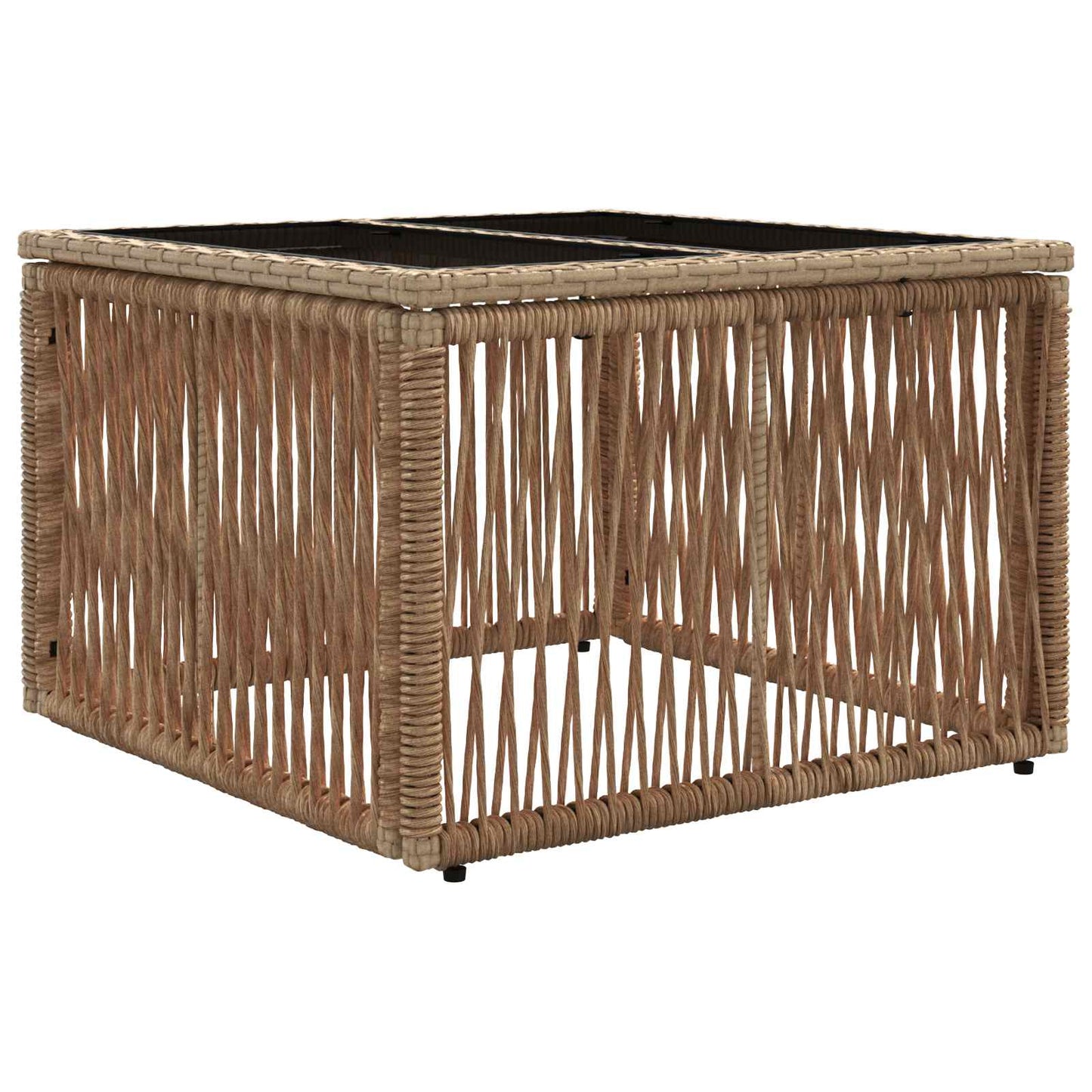 vidaXL Σετ Καναπέ Κήπου 10 pcs Μπεζ συνθετικό ρατάν