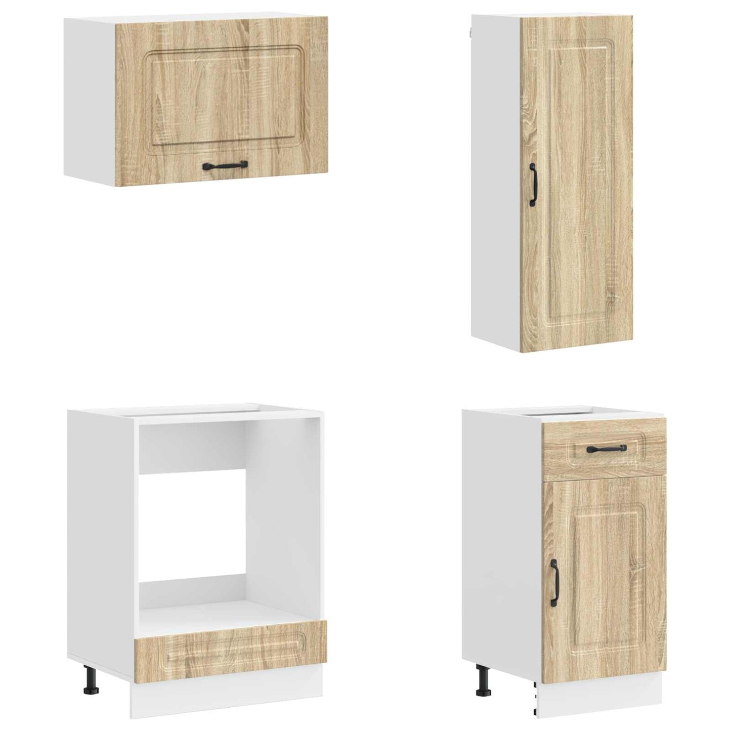 vidaXL Μονάδα κουζίνας KALMAR 8 pcs Sonoma Δρυς Επεξεργασμένο Ξύλο