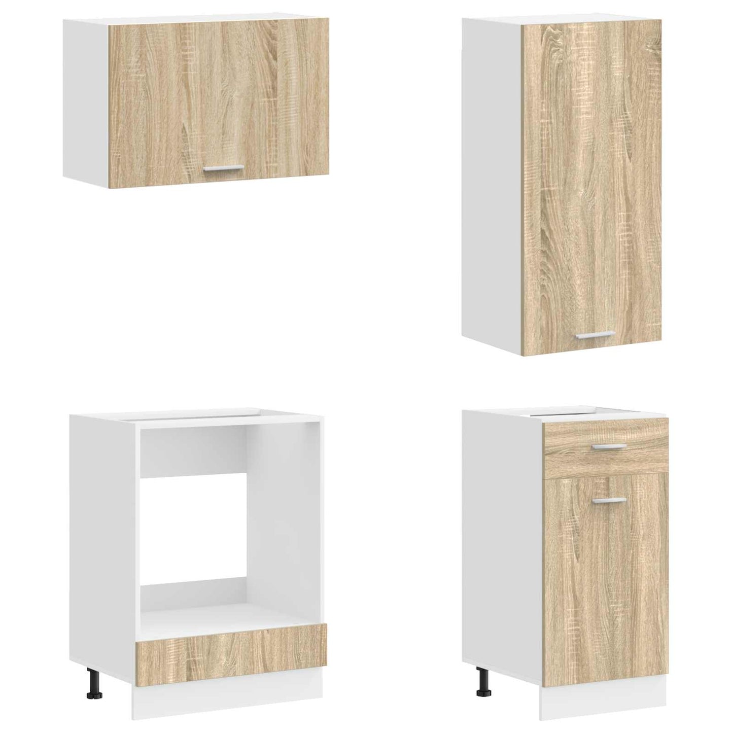 vidaXL Μονάδα κουζίνας LYON 8 pcs Sonoma Δρυς Επεξεργασμένο Ξύλο