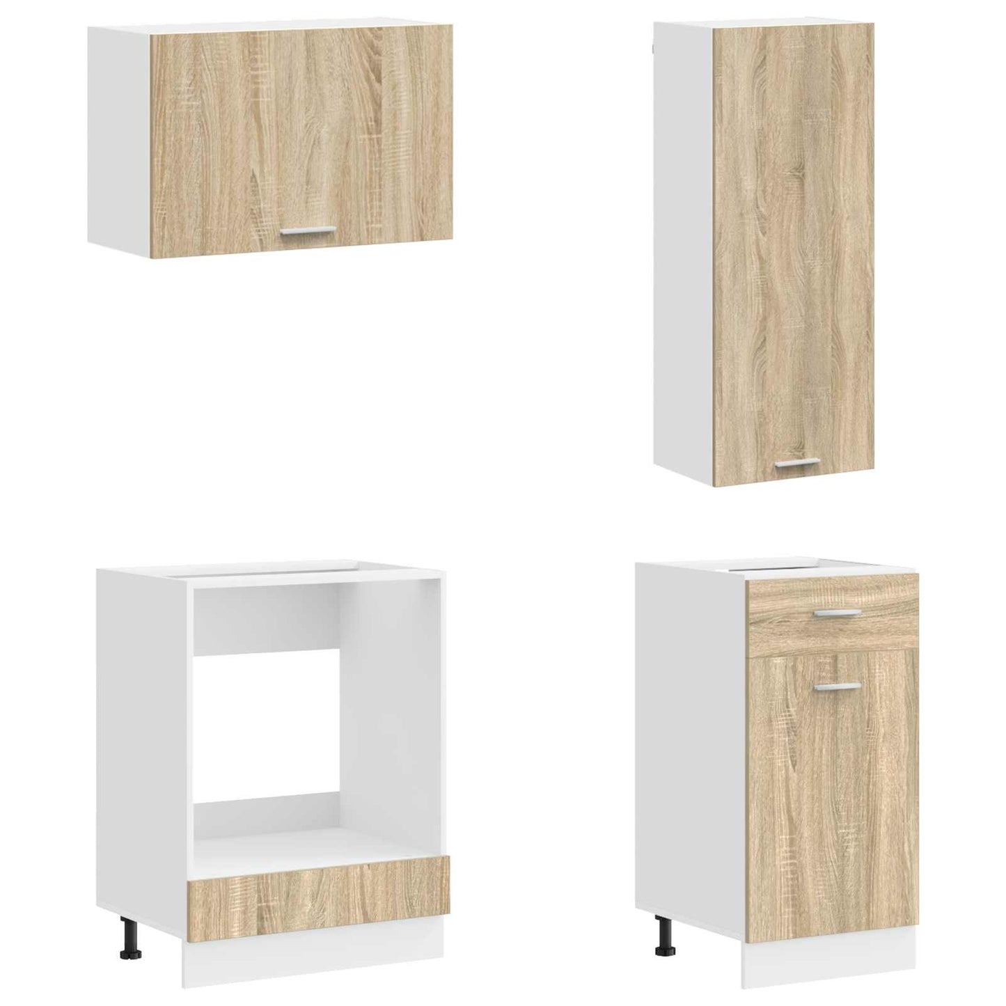 vidaXL Μονάδα κουζίνας LYON 8 pcs Sonoma Δρυς Επεξεργασμένο Ξύλο