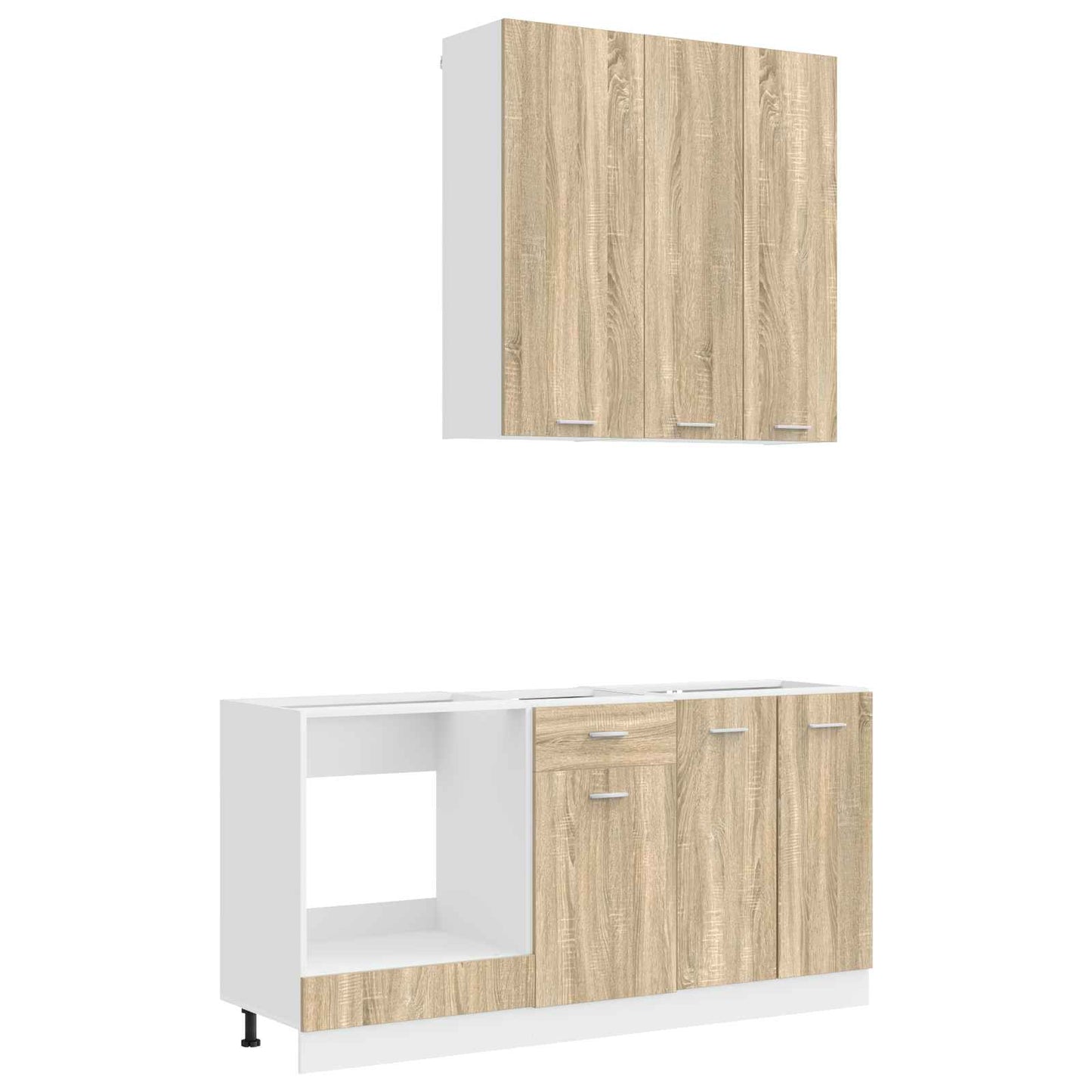 vidaXL Μονάδα κουζίνας LYON 5 pcs Sonoma Δρυς Επεξεργασμένο Ξύλο