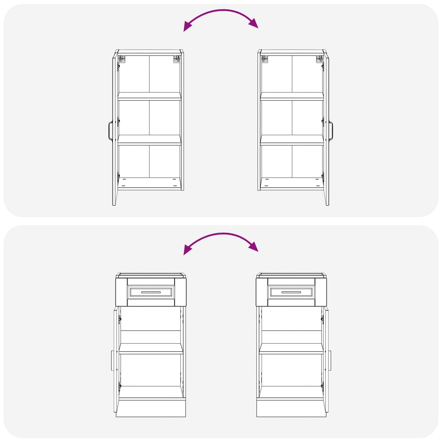 vidaXL Μονάδα κουζίνας PORTO 5 pcs Sonoma Δρυς Επεξεργασμένο Ξύλο