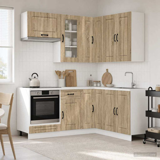 vidaXL Μονάδα κουζίνας KALMAR 8 pcs Sonoma Δρυς Επεξεργασμένο Ξύλο