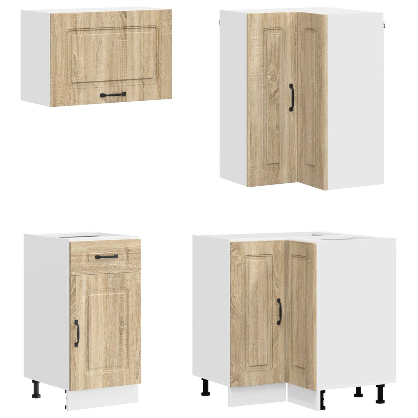 vidaXL Μονάδα κουζίνας KALMAR 8 pcs Sonoma Δρυς Επεξεργασμένο Ξύλο