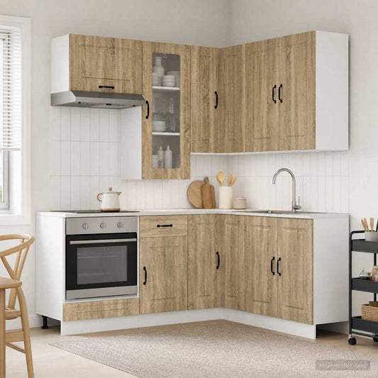 vidaXL Μονάδα κουζίνας KALMAR 8 pcs Sonoma Δρυς Επεξεργασμένο Ξύλο