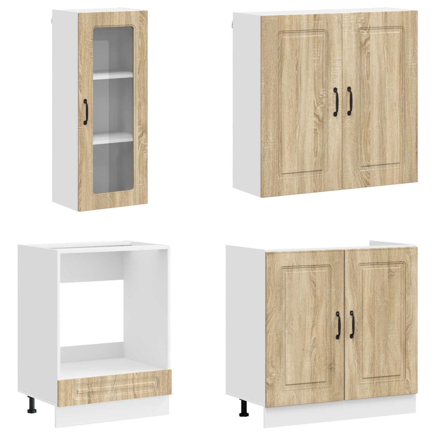 vidaXL Μονάδα κουζίνας KALMAR 8 pcs Sonoma Δρυς Επεξεργασμένο Ξύλο