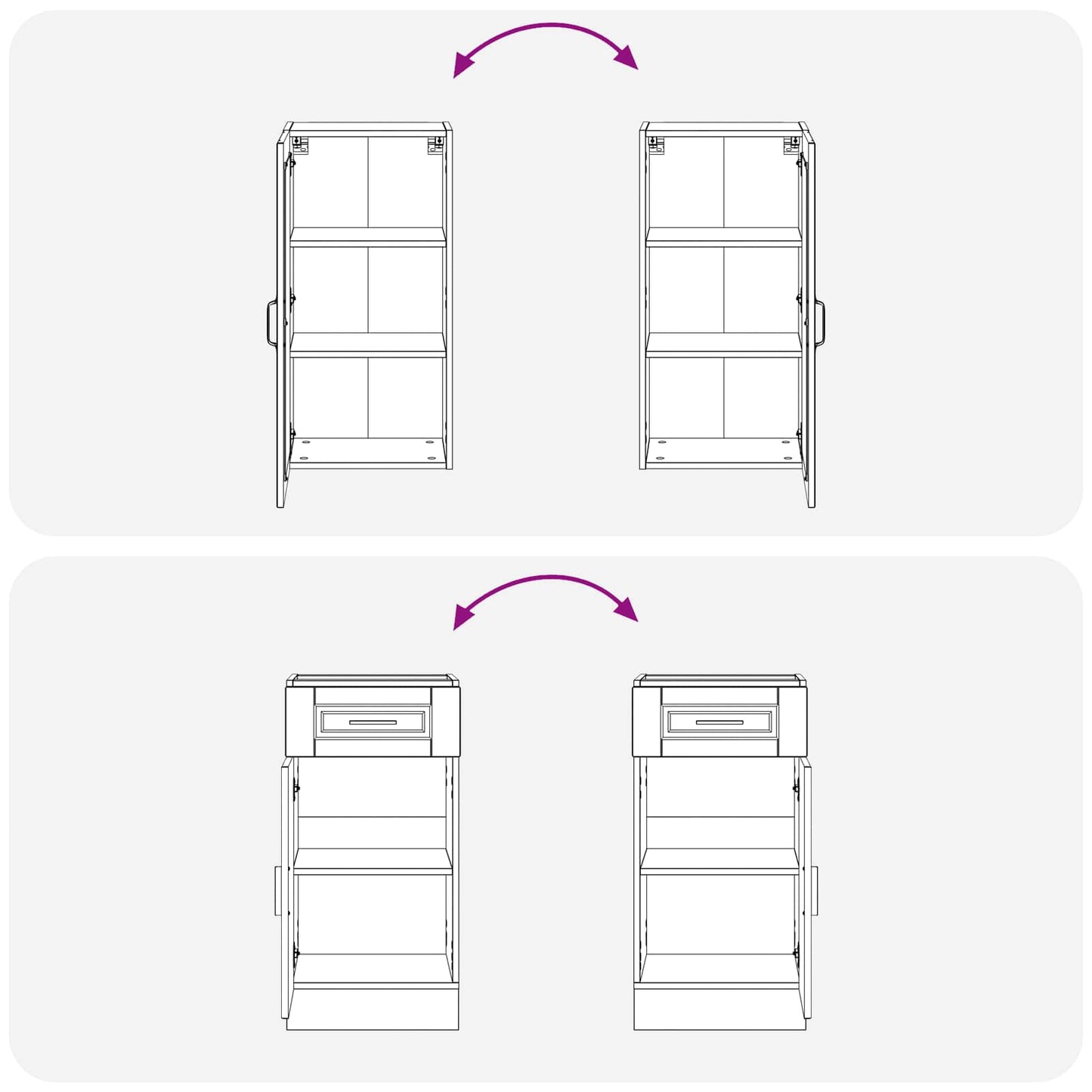 vidaXL Μονάδα κουζίνας PORTO 8 pcs Sonoma Δρυς Επεξεργασμένο Ξύλο
