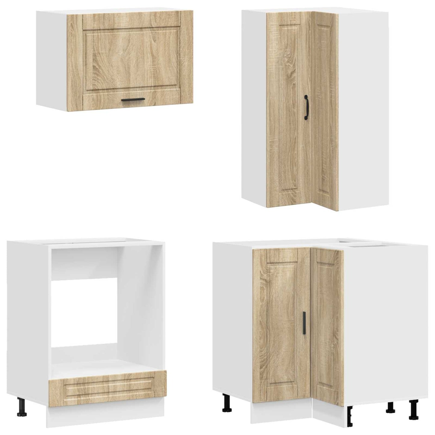 vidaXL Μονάδα κουζίνας PORTO 8 pcs Sonoma Δρυς Επεξεργασμένο Ξύλο