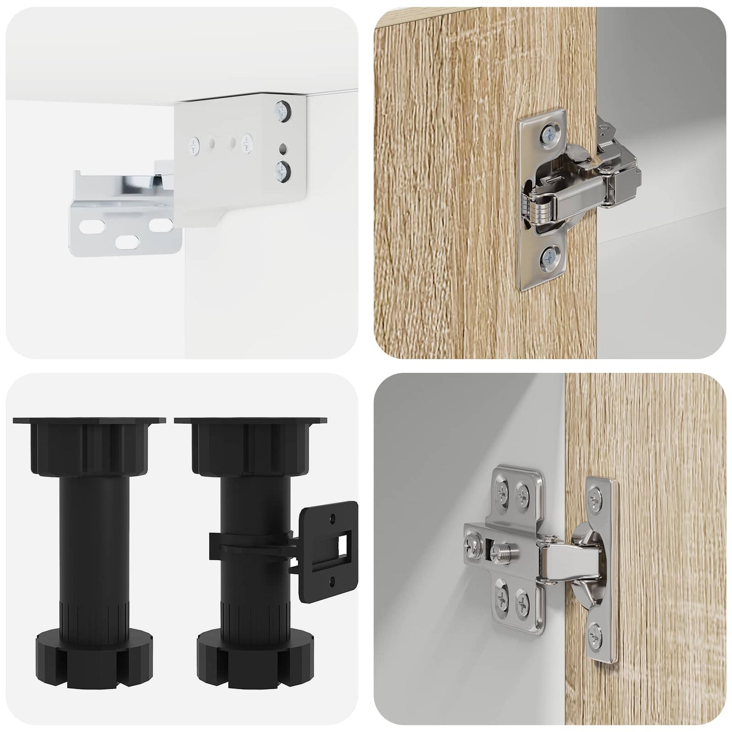 vidaXL Μονάδα κουζίνας LYON 8 pcs Sonoma Δρυς Επεξεργασμένο Ξύλο