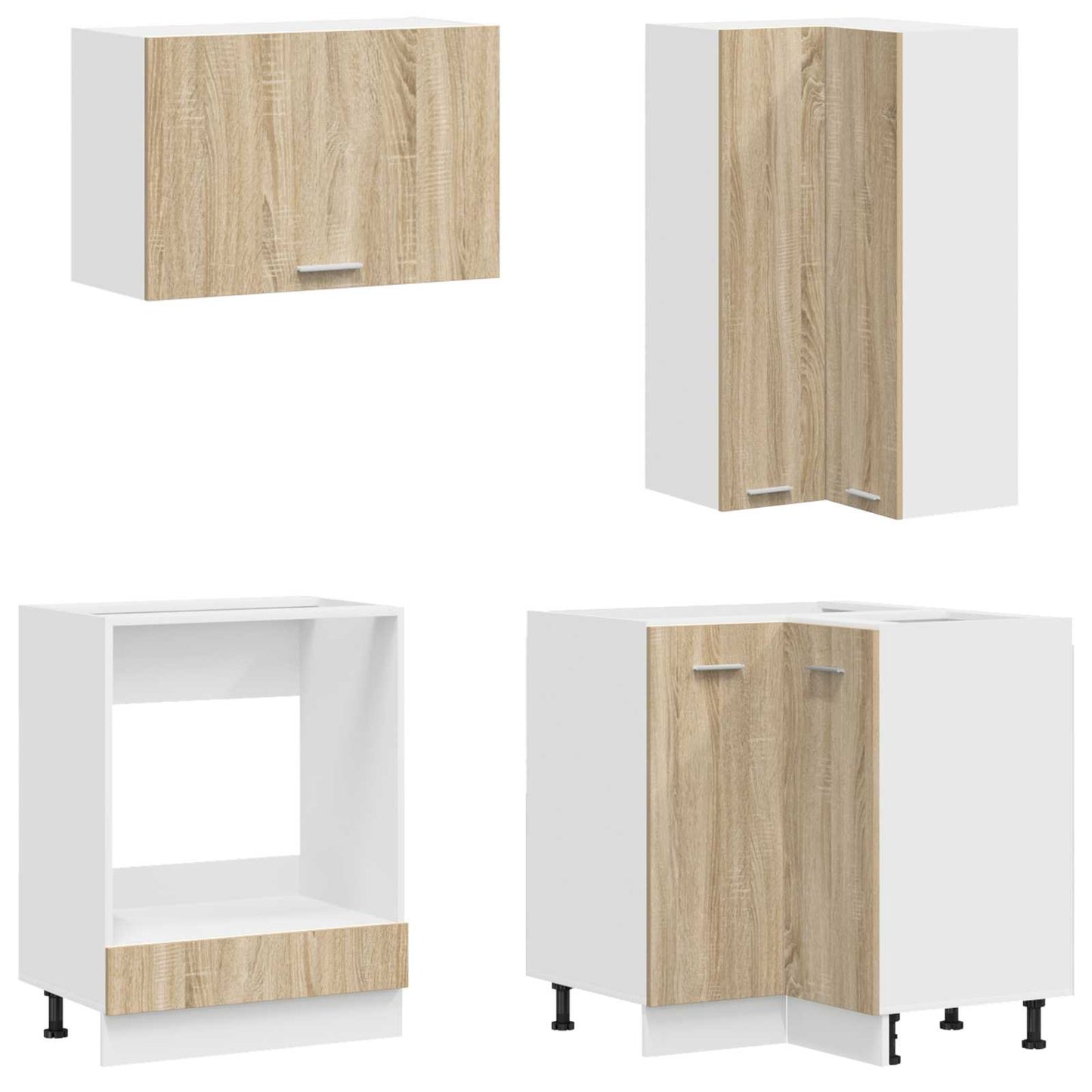 vidaXL Μονάδα κουζίνας LYON 8 pcs Sonoma Δρυς Επεξεργασμένο Ξύλο
