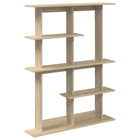 vidaXL Ράφι Τοίχου Sonoma Δρυς 102 x 20 x 130 εκ. Επεξεργασμένο Ξύλο