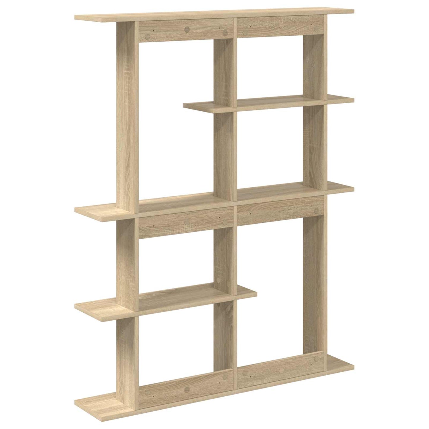 vidaXL Ράφι Τοίχου Sonoma Δρυς 102 x 20 x 130 εκ. Επεξεργασμένο Ξύλο