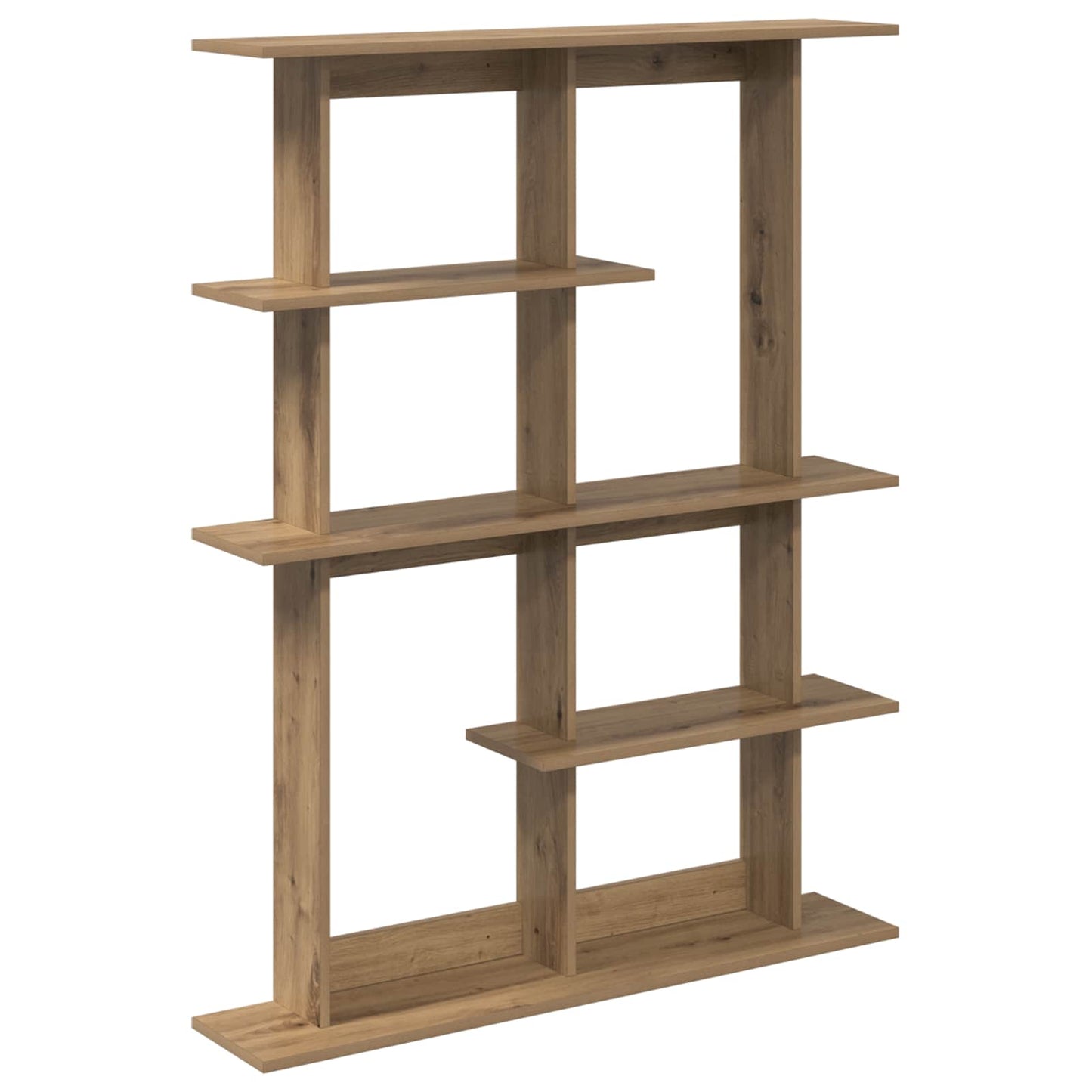 vidaXL Ράφι Τοίχου Artisan Δρυς 102 x 20 x 130 εκ. Επεξεργασμένο Ξύλο