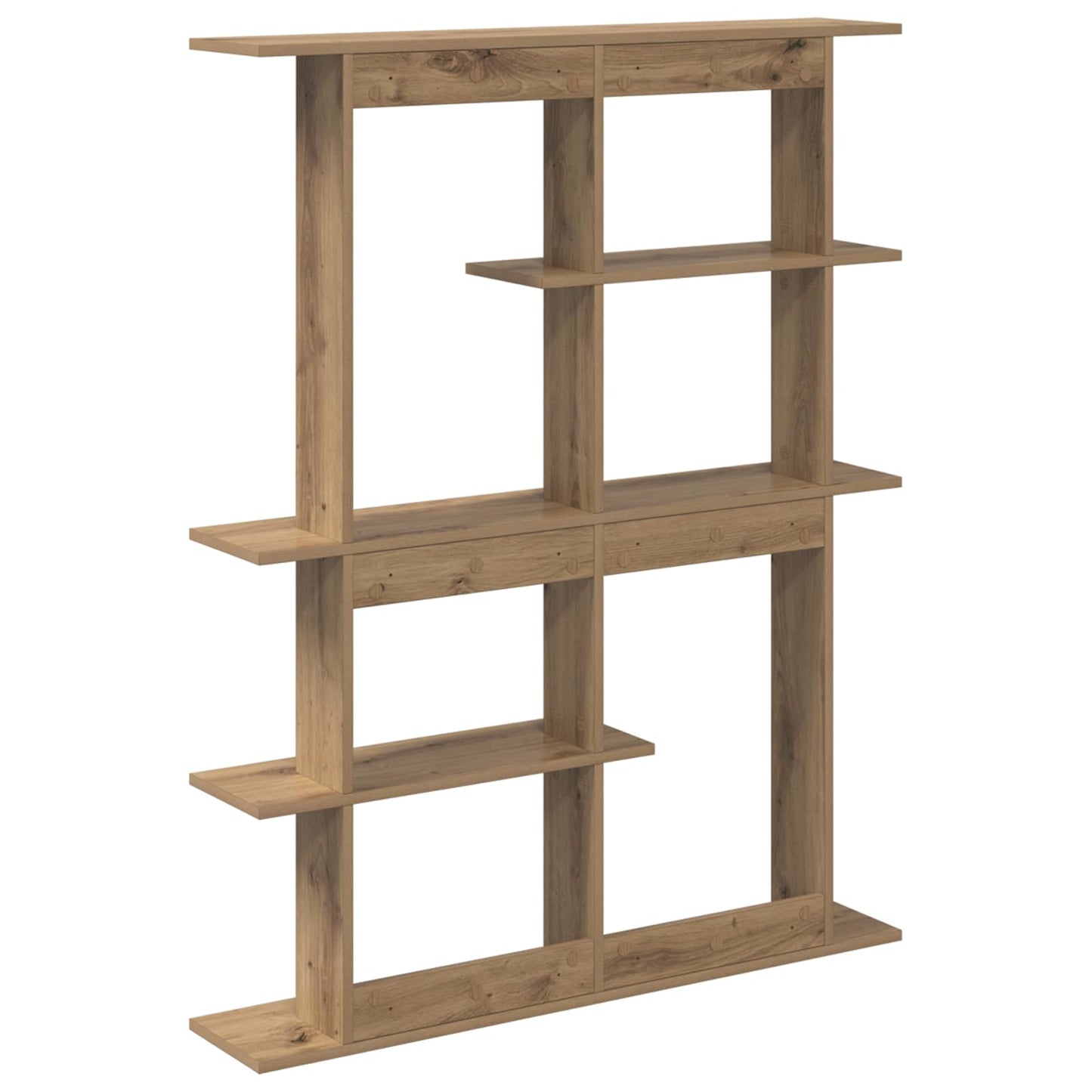 vidaXL Ράφι Τοίχου Artisan Δρυς 102 x 20 x 130 εκ. Επεξεργασμένο Ξύλο