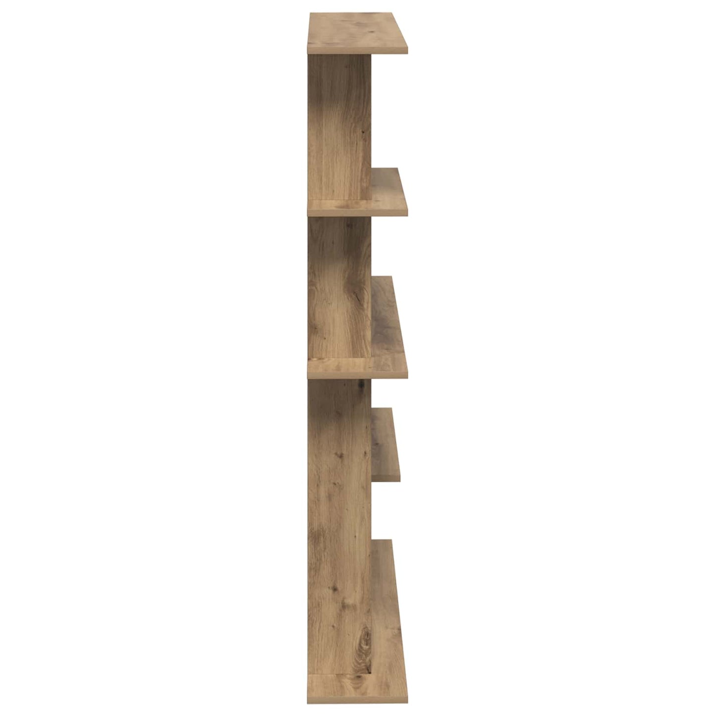 vidaXL Ράφι Τοίχου Artisan Δρυς 102 x 20 x 130 εκ. Επεξεργασμένο Ξύλο