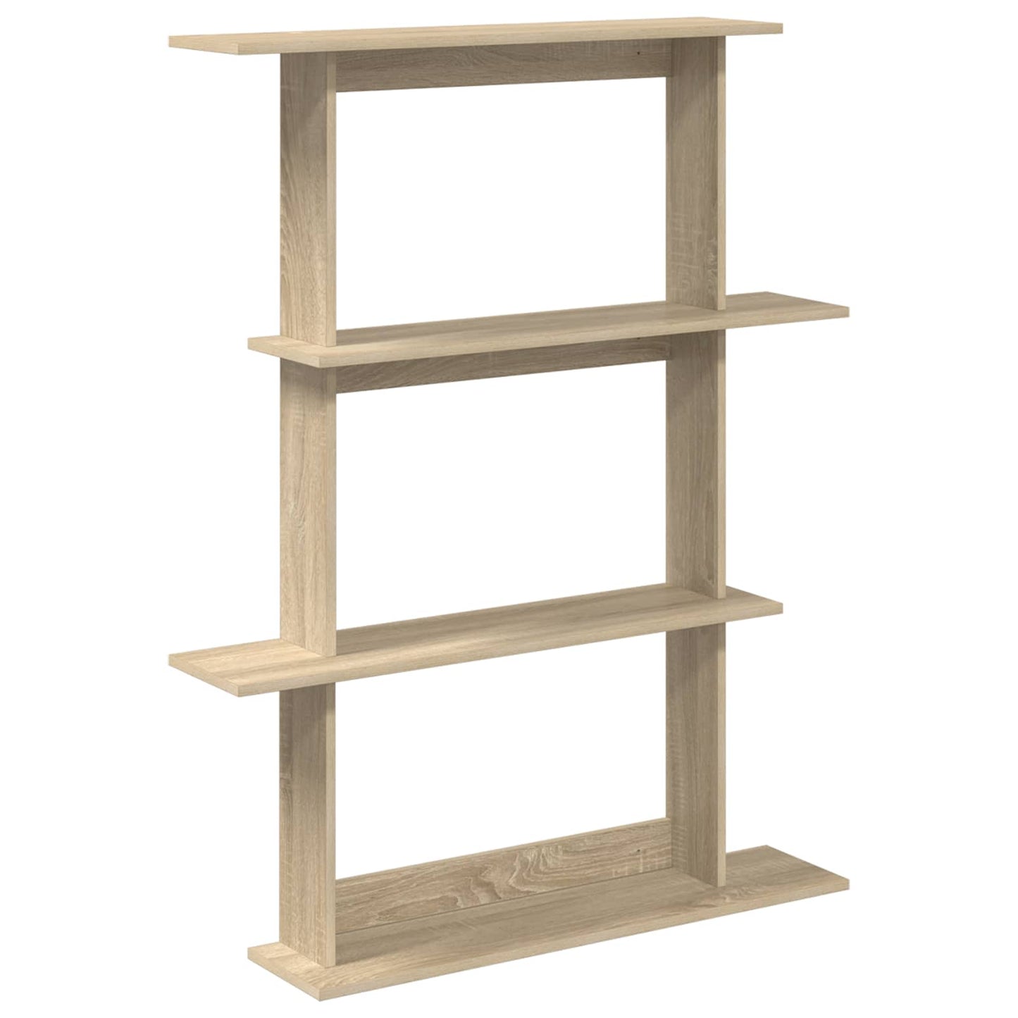 vidaXL Ράφι Τοίχου Sonoma Δρυς 100 x 20 x 126 εκ. Επεξεργασμένο Ξύλο