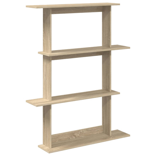 vidaXL Ράφι Τοίχου Sonoma Δρυς 100 x 20 x 126 εκ. Επεξεργασμένο Ξύλο