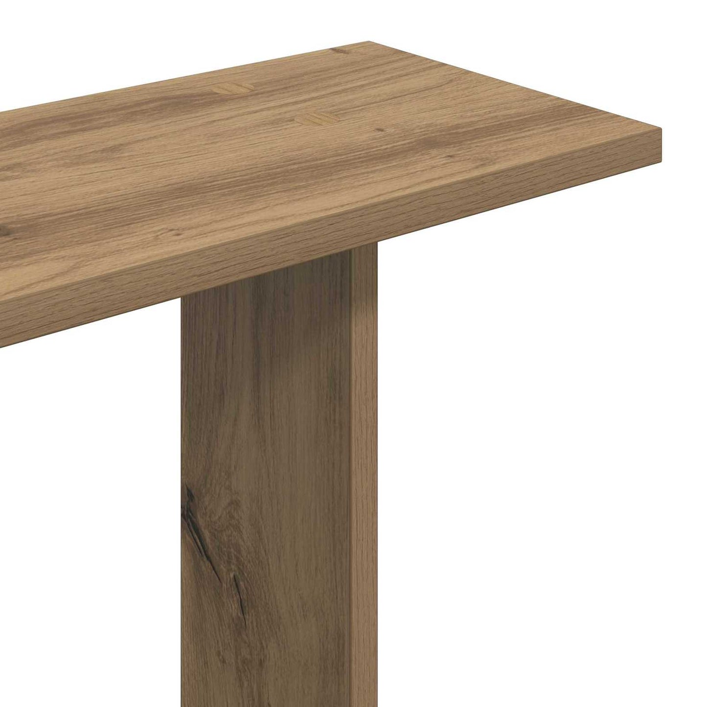 vidaXL Ράφι Τοίχου Artisan Δρυς 100 x 20 x 126 εκ. Επεξεργασμένο Ξύλο