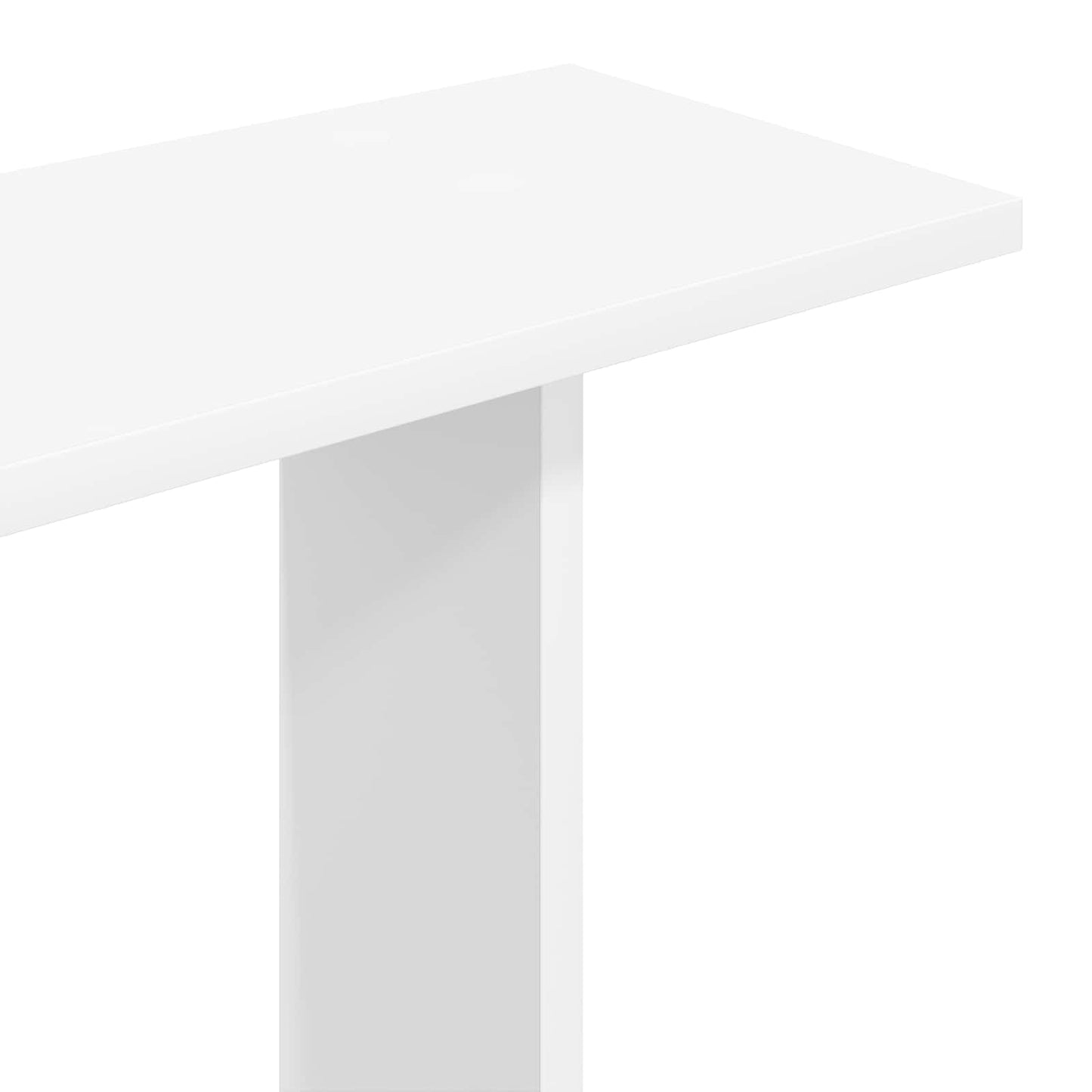 vidaXL Ράφι Τοίχου Επιτοίχιο Λευκό 56 x 20 x 90 εκ Επεξεργασμένο Ξύλο