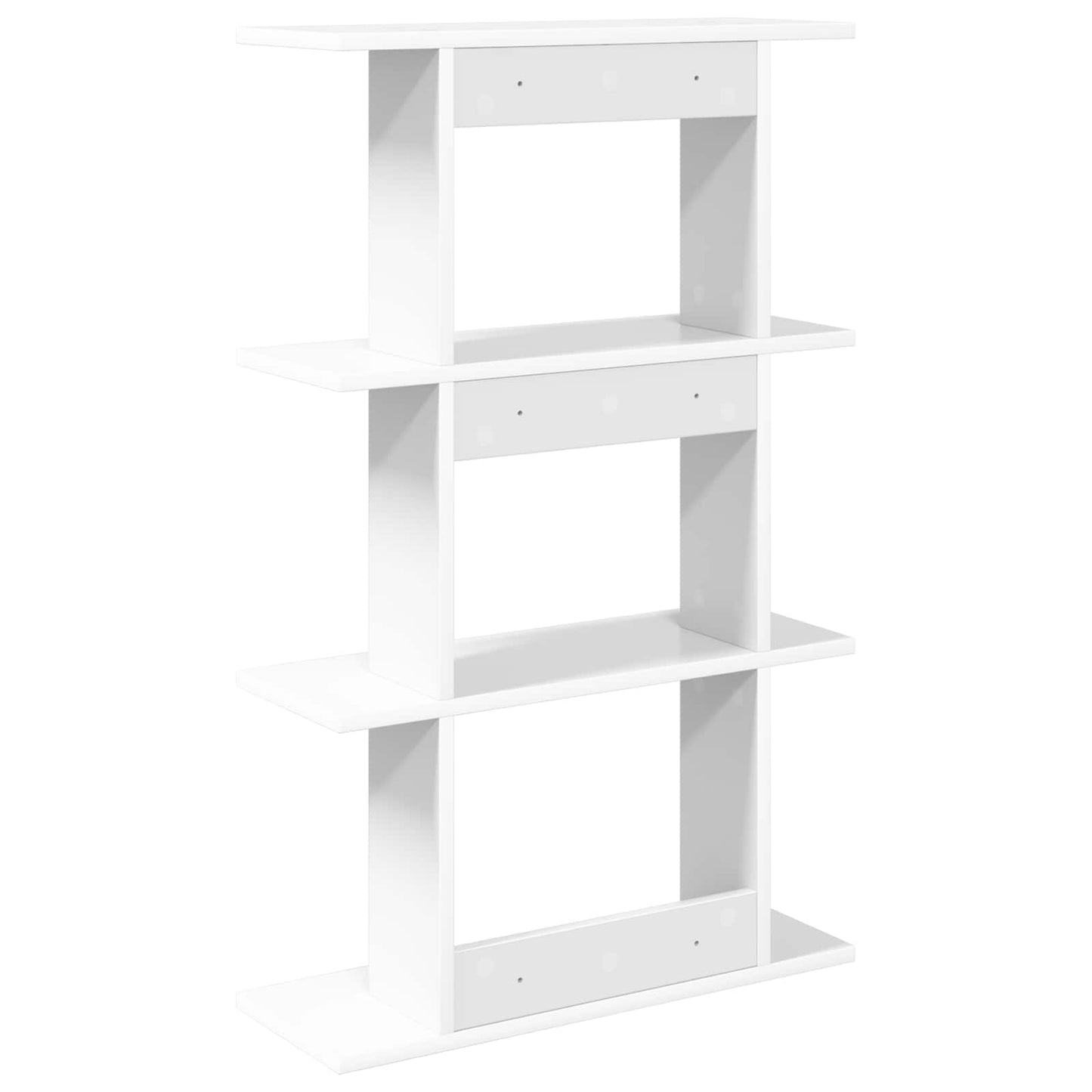 vidaXL Ράφι Τοίχου Επιτοίχιο Λευκό 56 x 20 x 90 εκ Επεξεργασμένο Ξύλο