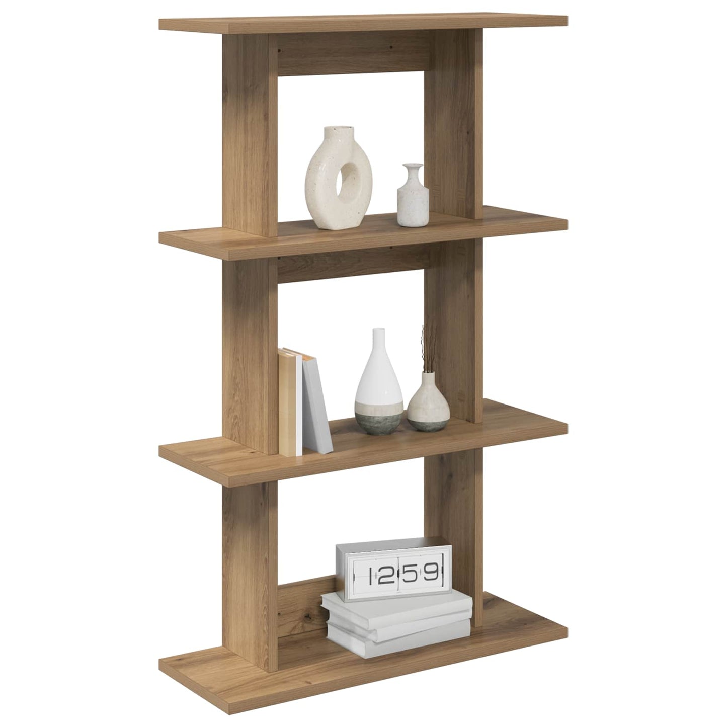 vidaXL Ράφι Τοίχου Επιτοίχιο Artisan Δρυς 56 x 20 x 90 εκ