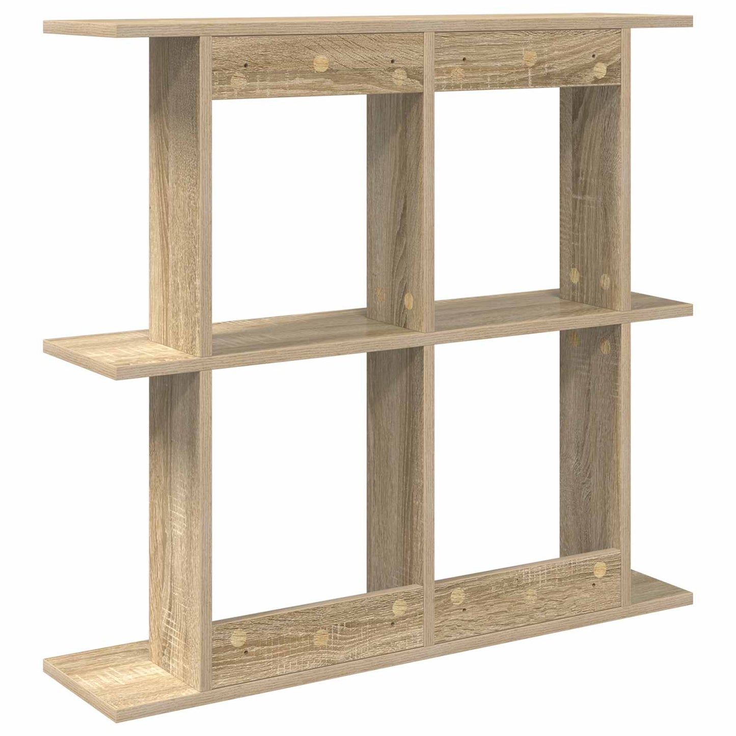 vidaXL Ράφι Τοίχου Επιτοίχιο Sonoma Δρυς 100 x 20 x 75 εκ