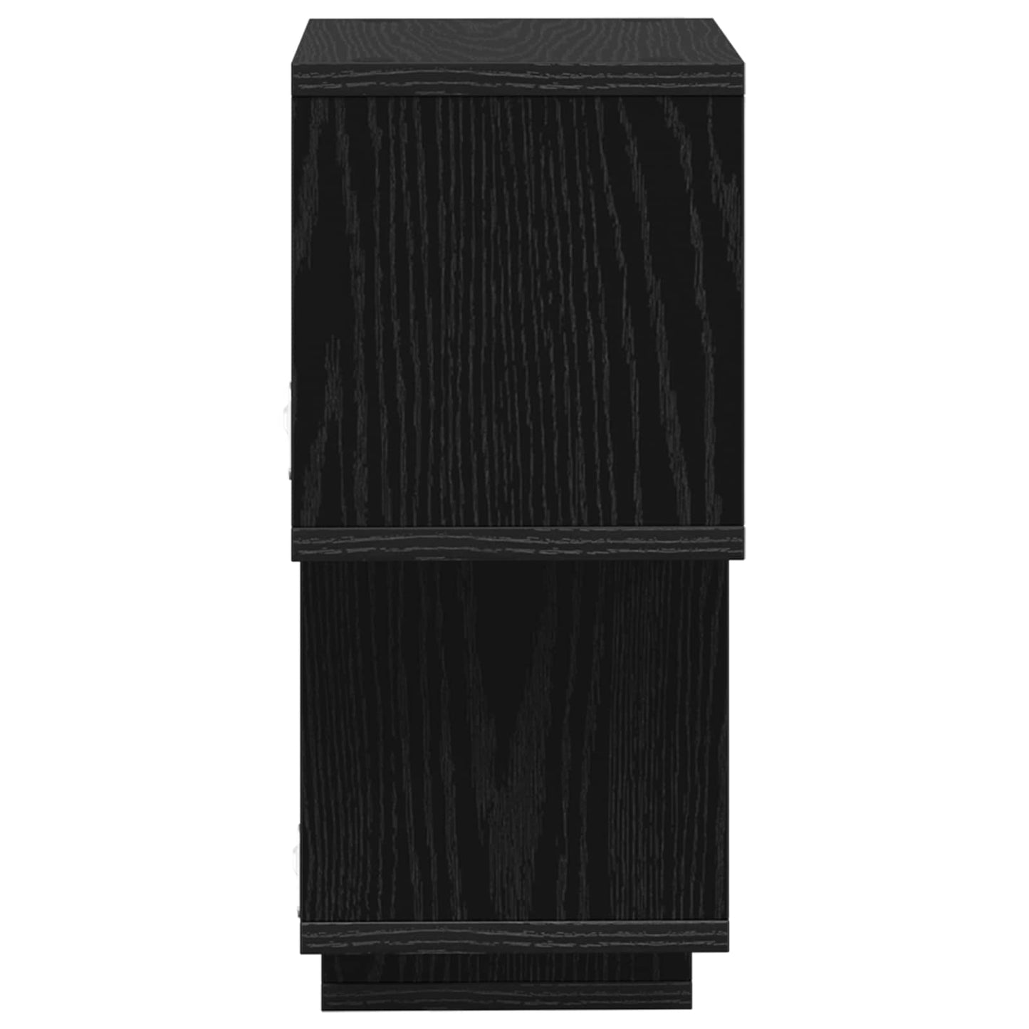 vidaXL Πλωτό ράφι Επιτοίχιο Μαύρη Δρυς 87 x 20 x 55 εκ