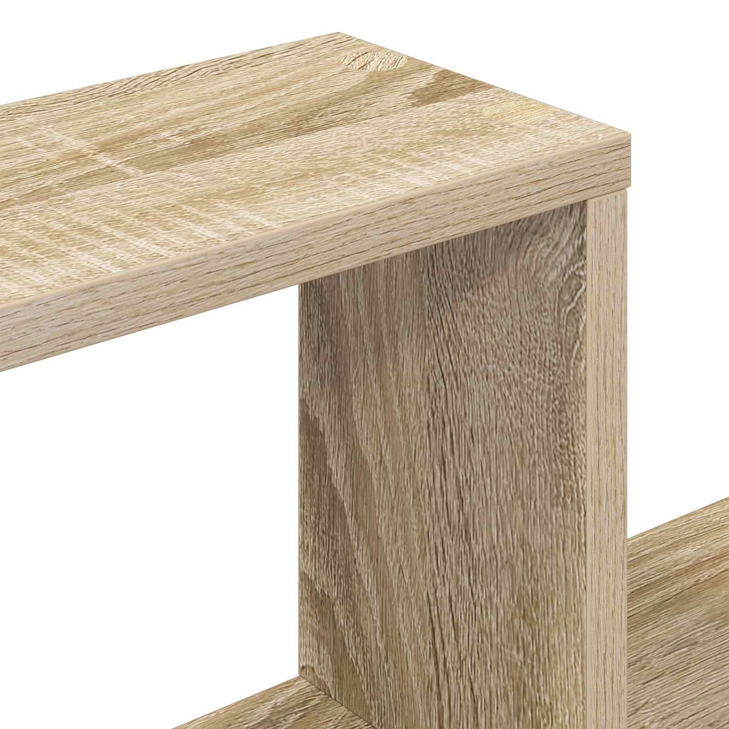 vidaXL Πλωτό ράφι Επιτοίχιο Sonoma Δρυς 87 x 20 x 55 εκ