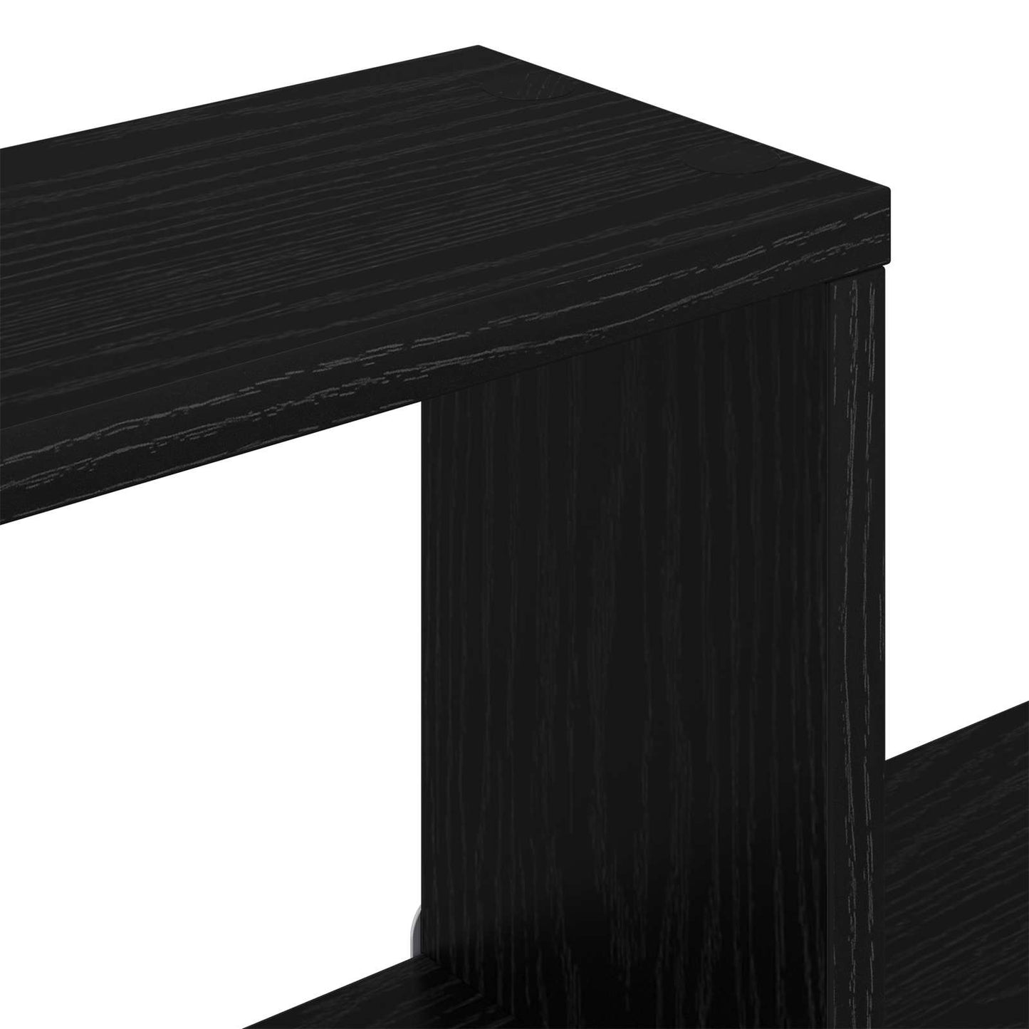 vidaXL Ράφι Τοίχου Επιτοίχιο Μαύρη Δρυς 91,5 x 15 x 76 εκ