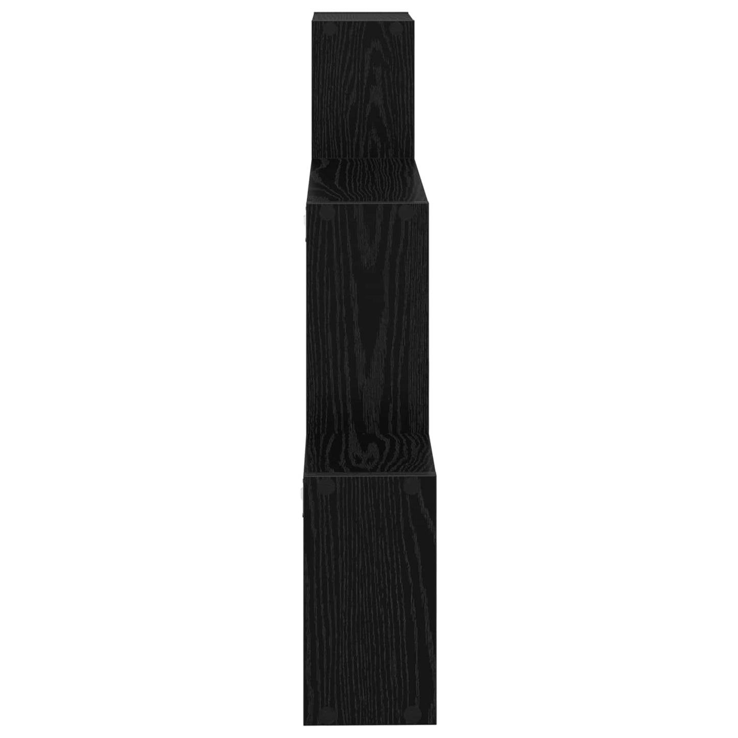 vidaXL Ράφι Τοίχου Επιτοίχιο Μαύρη Δρυς 91,5 x 15 x 76 εκ