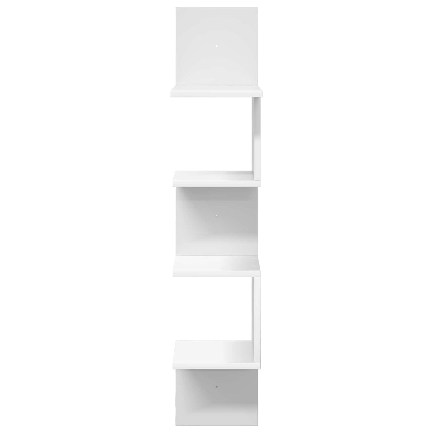 vidaXL Ράφι Τοίχου Επιτοίχιο Λευκό 32 x 21 x 107 cm Επεξεργασμένο Ξύλο
