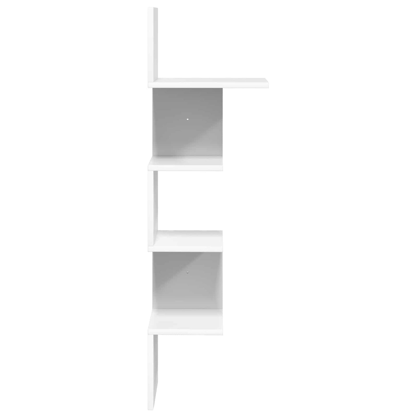 vidaXL Ράφι Τοίχου Επιτοίχιο Λευκό 32 x 21 x 107 cm Επεξεργασμένο Ξύλο