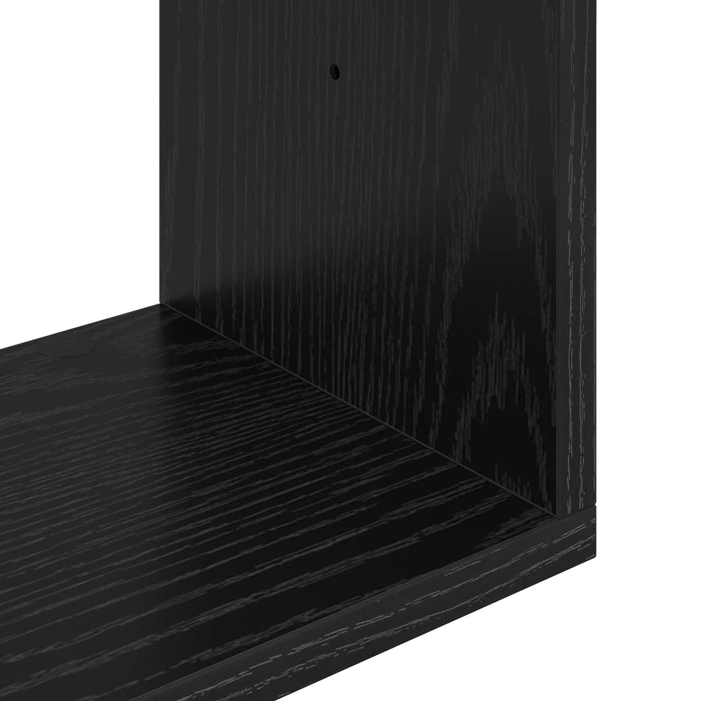 vidaXL Ράφι Τοίχου Επιτοίχιο Μαύρη Δρυς 95 x 20 x 69,5 εκ.