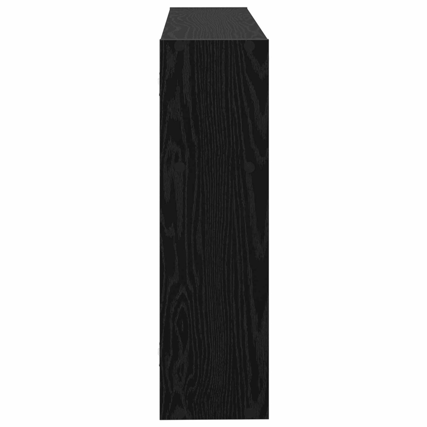 vidaXL Ράφι Τοίχου Επιτοίχιο Μαύρη Δρυς 95 x 20 x 69,5 εκ.