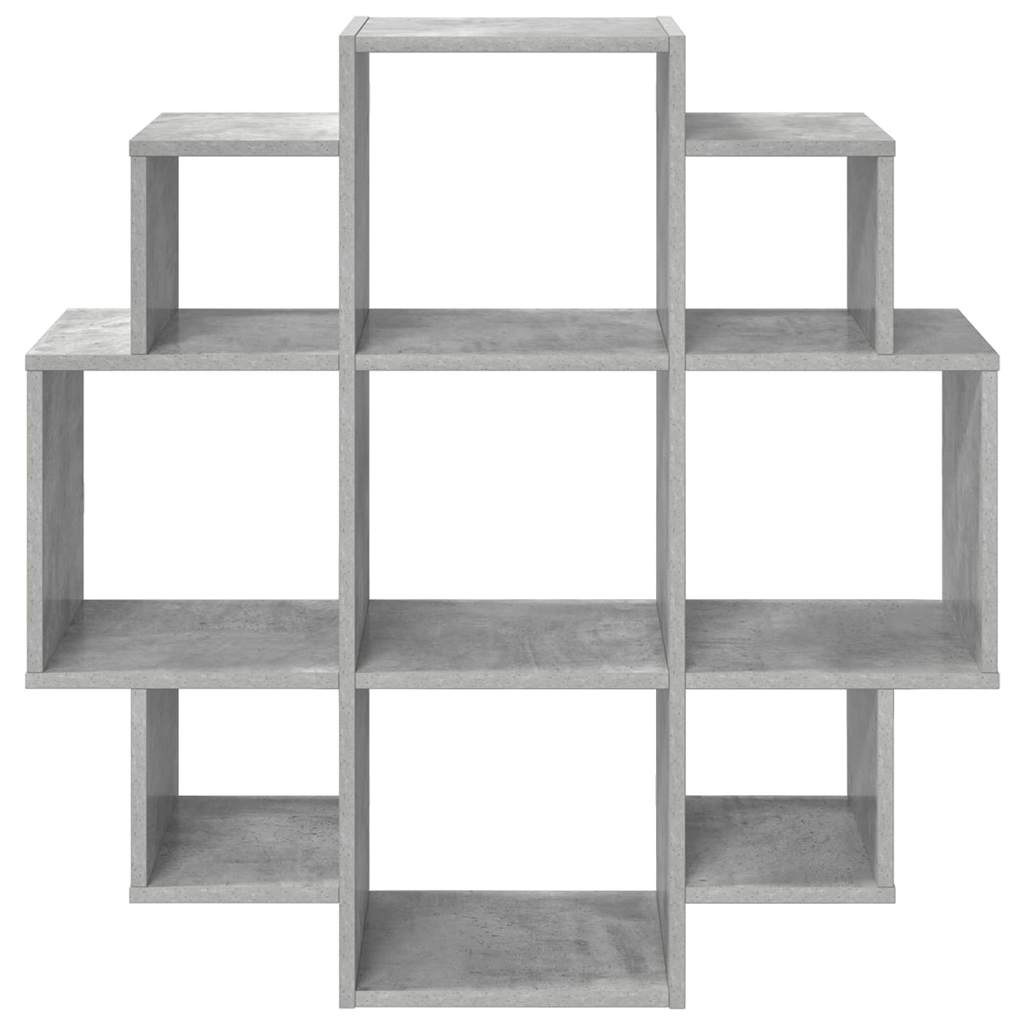 vidaXL Ράφι Τοίχου Γκρι Σκυροδέματος 90 x 25 x 90 εκ.