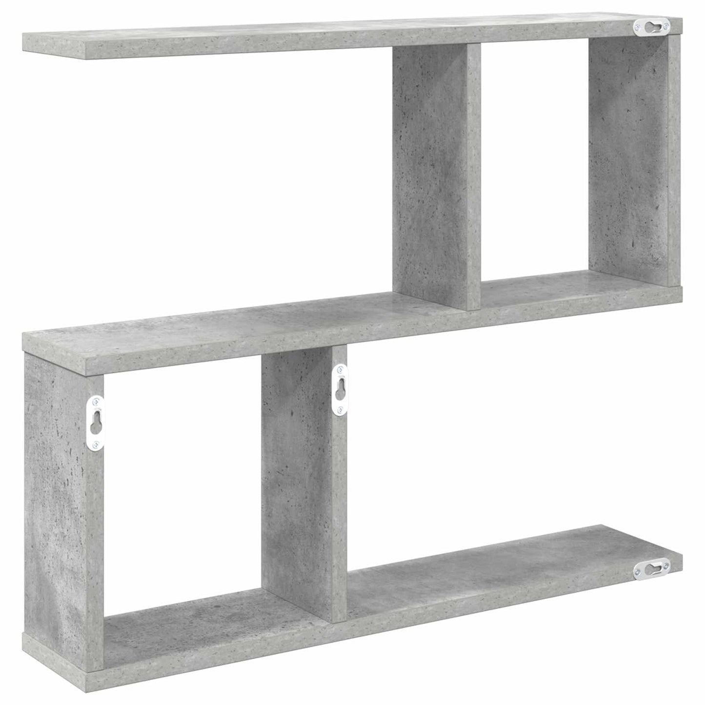 vidaXL Ράφι Τοίχου Γκρι Σκυροδέματος 60 x 12 x 50,5 εκ