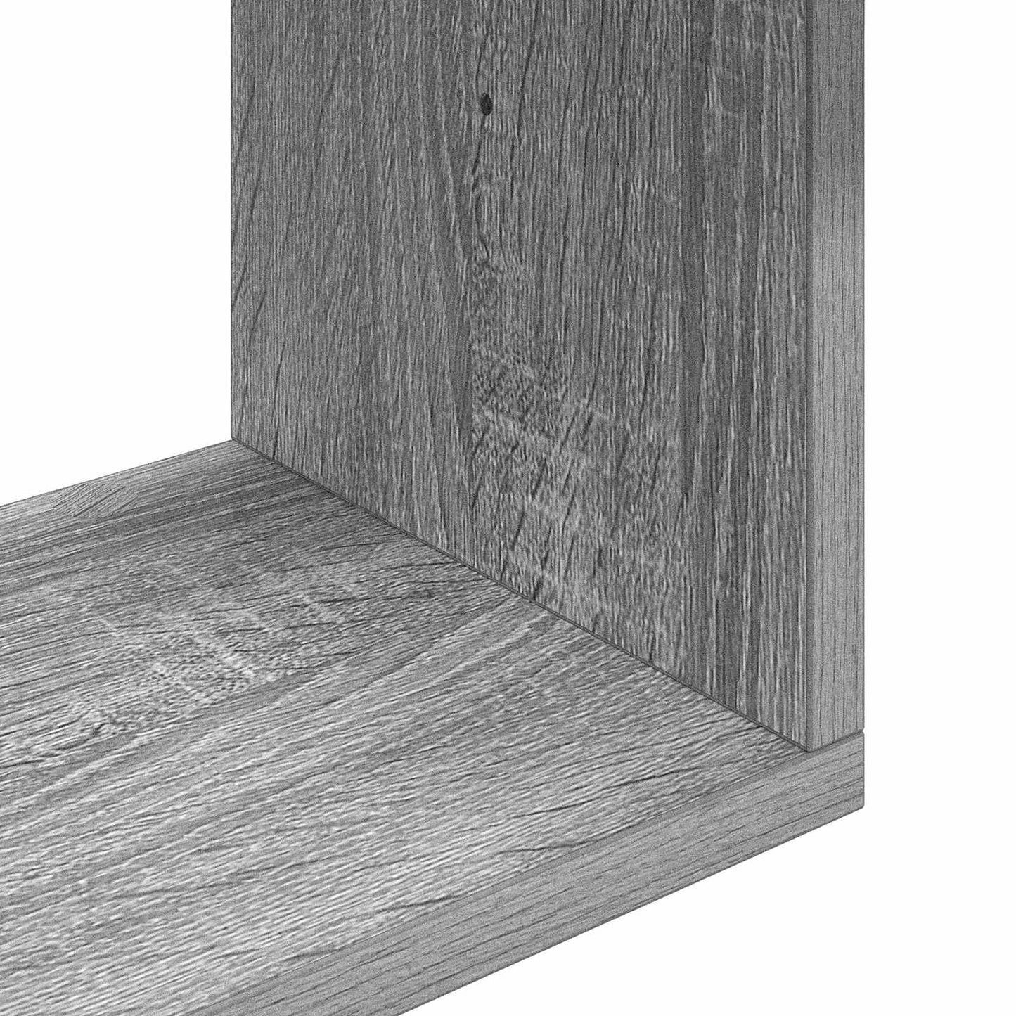 vidaXL Ράφι Τοίχου Γκρι Sonoma 60 x 12 x 50,5 εκ Επεξεργασμένο Ξύλο
