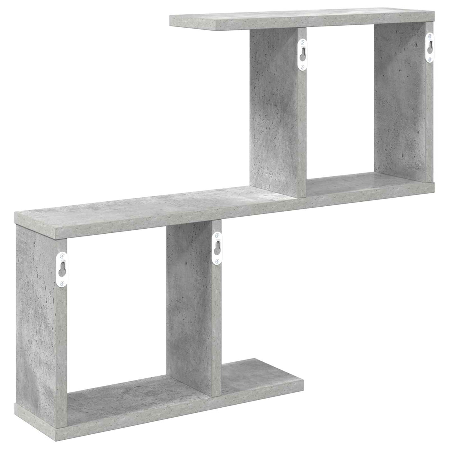 vidaXL Ράφι Τοίχου Γκρι Σκυροδέματος 60 x 12 x 50,5 εκ