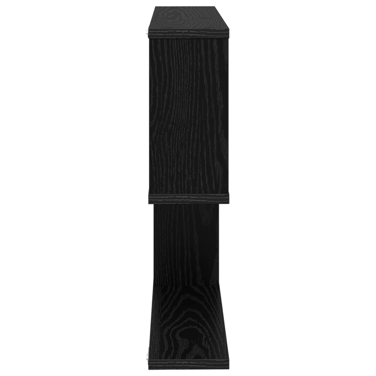 vidaXL Ράφι Τοίχου Μαύρη Δρυς 100 x 12 x 50,5 εκ Επεξεργασμένο Ξύλο