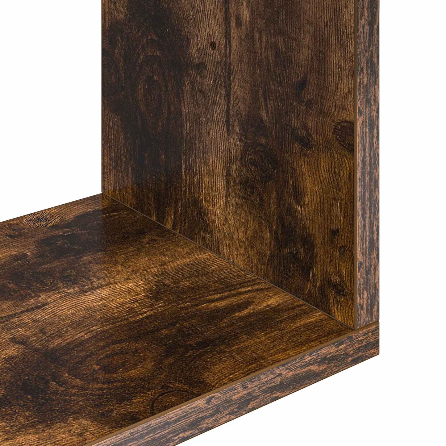 vidaXL Ράφι Τοίχου Καπνισμένο Ξύλο Δρυός 100 x 12 x 50,5 εκ
