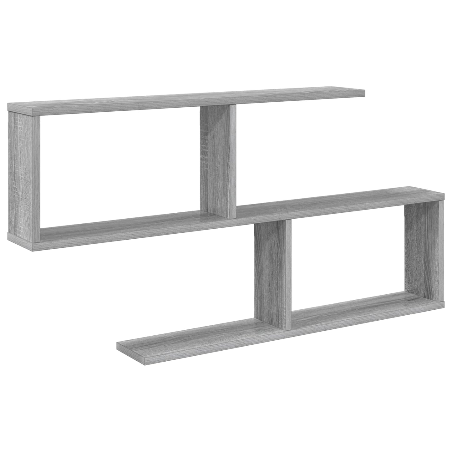 vidaXL Ράφι Τοίχου Γκρι Sonoma 100 x 12 x 50,5 εκ Επεξεργασμένο Ξύλο