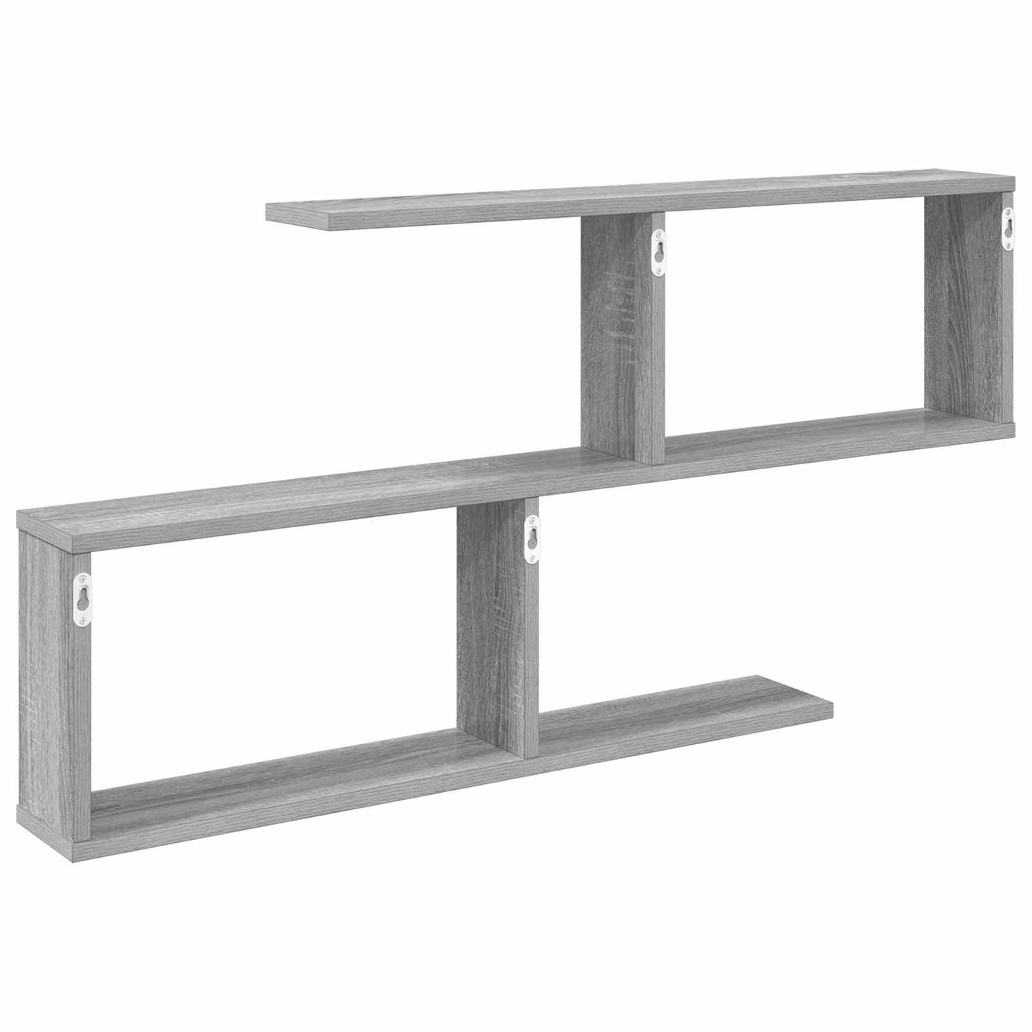 vidaXL Ράφι Τοίχου Γκρι Sonoma 100 x 12 x 50,5 εκ Επεξεργασμένο Ξύλο