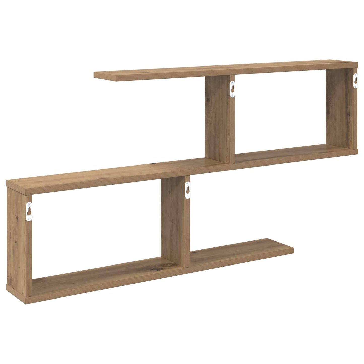 vidaXL Ράφι Τοίχου Artisan Δρυς 100 x 12 x 50,5 εκ Επεξεργασμένο Ξύλο
