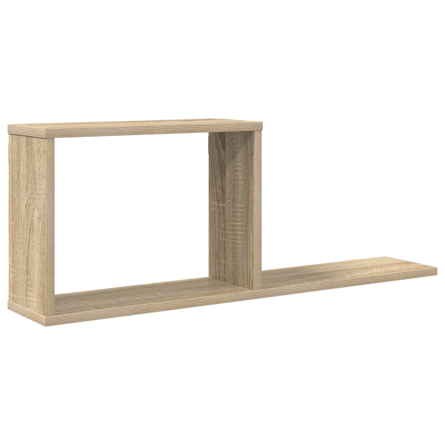 vidaXL Κρεμαστά ράφια Sonoma Δρυς 80 x 15 x 30 εκ Επεξεργασμένο Ξύλο