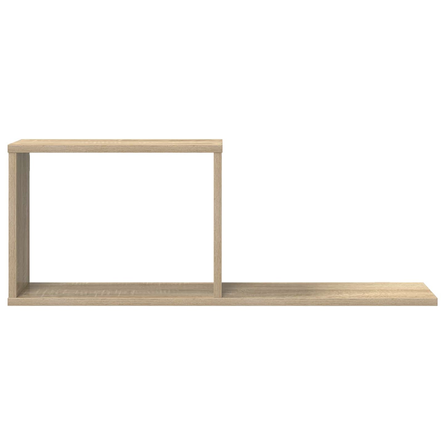 vidaXL Κρεμαστά ράφια Sonoma Δρυς 80 x 15 x 30 εκ Επεξεργασμένο Ξύλο